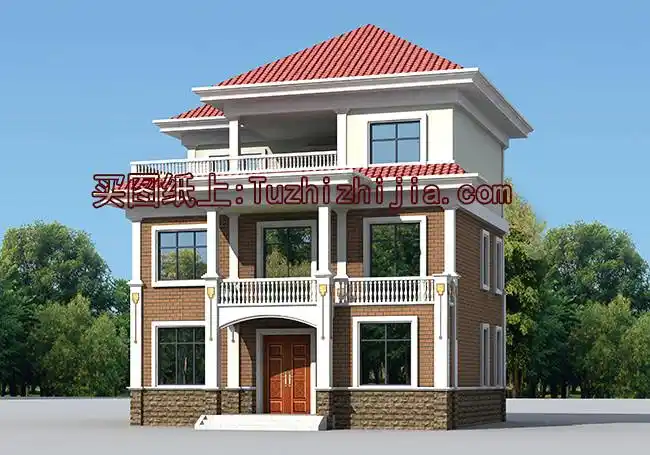 农村2层半现代别墅图片大全,时尚漂亮,让人羡慕!