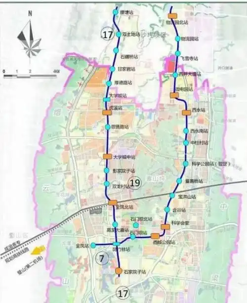 线路走向示意图,图片源自重科城微报)值得一提的是,15号线是重庆首条