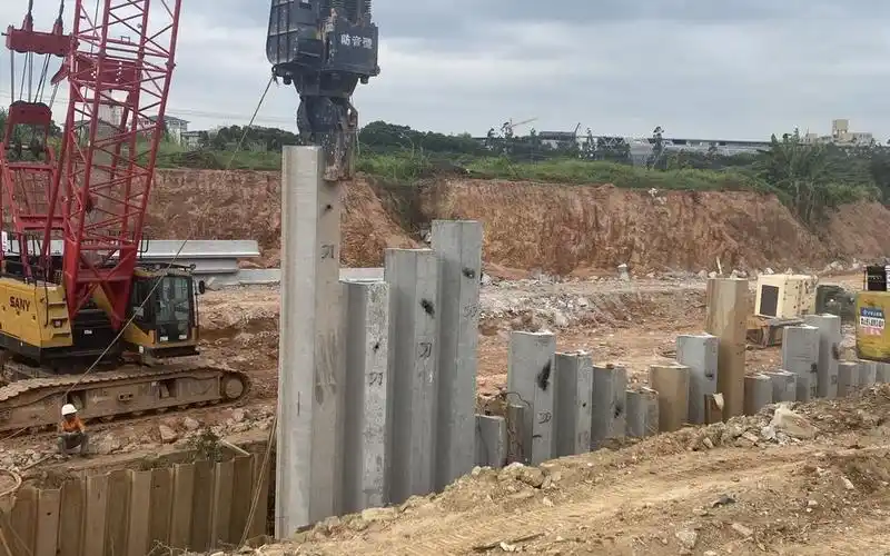 建筑工程施工工艺报价成本|u型板桩支护桩施工报价成本_哔哩哔哩