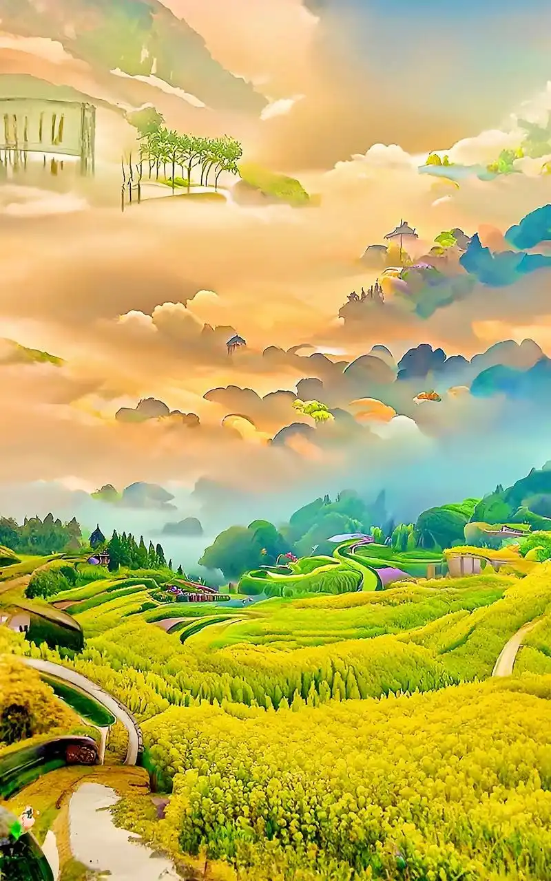 一不小心误入仙境,养了眼,醉了心…#图文伙伴计划#手机壁纸  - 抖音