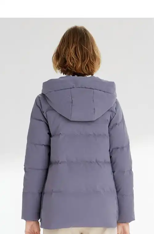 波司登羽绒服女连帽短款冬季妈妈装保暖羽绒服b90141016b