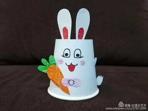 华丰小学附属幼儿园停课不停学之纸杯