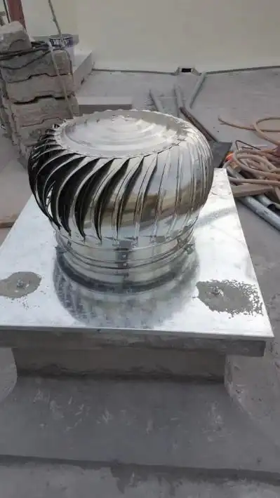 屋顶防倒灌排气风帽混凝土预制无动力风帽不锈钢预制