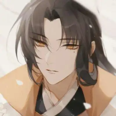 高清手绘男生古风高冷头像