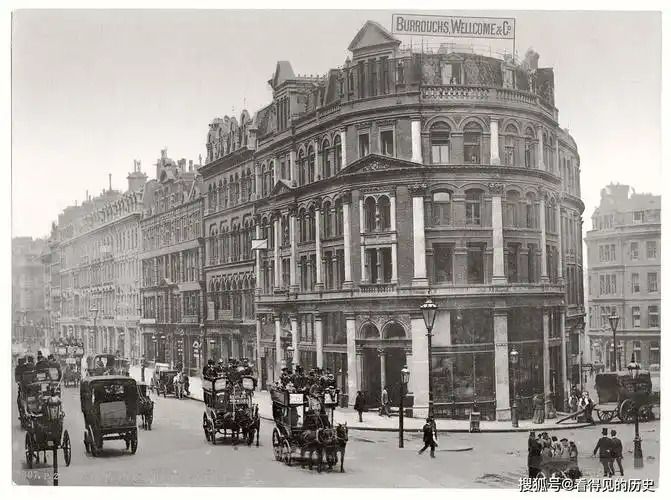老照片 十九世纪的英国伦敦 世界第一大都市