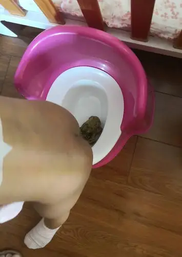 第一次在小马桶上拉便便