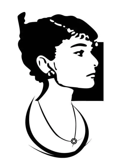 奥黛丽赫本卡通简笔画