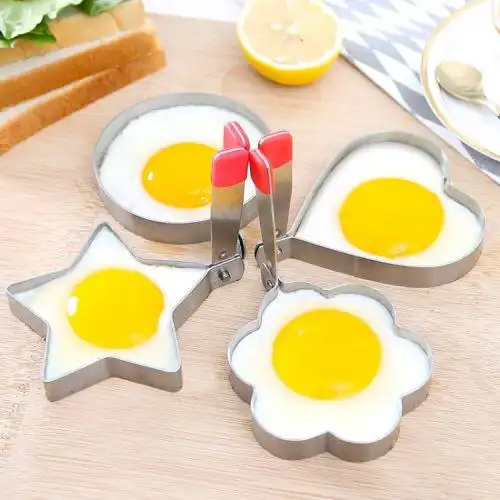 加厚304不锈钢煎蛋模具煎鸡蛋模型煎蛋器爱心便当饭团卡通diy磨具