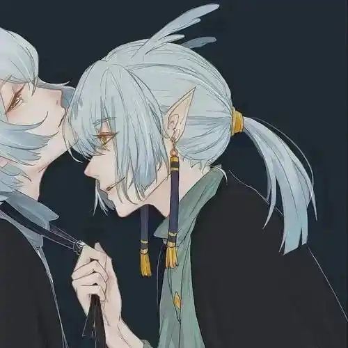 动漫情头一期能让人脸红的情侣头像