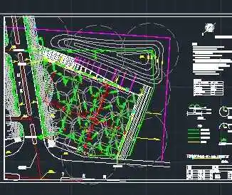 某迎宾广场绿地喷灌系统图免费下载 - 市政小区给排水图 - 土木工程网