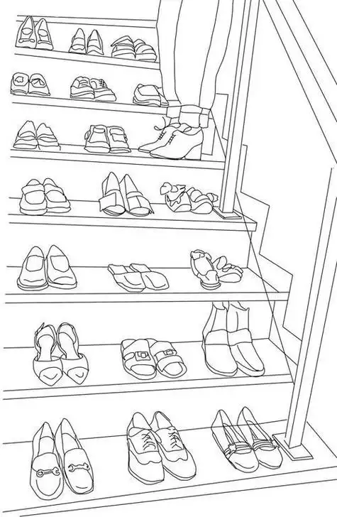 鞋架鞋柜家用折叠鞋架多层简易鞋架子防尘女孩的鞋柜简笔画法工程图