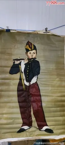 吹笛少年是法国印象派画家爱德华马奈于1866年创作完成的一幅布面油画