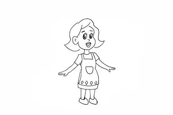 怎么画妈妈_简笔画_ps家园网