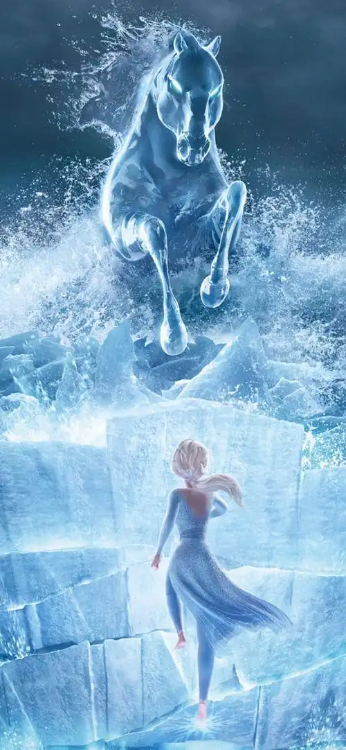 冰雪奇缘2艾莎官方海报