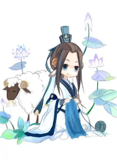 彩虹堂--------人生奈几何 古风 美男 q版