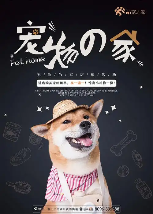 宠物店海报
