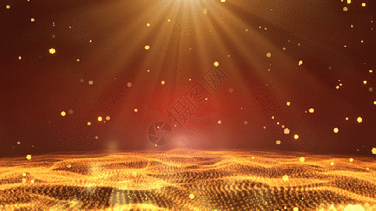 唯美大气舞台粒子开场背景gif图片素材