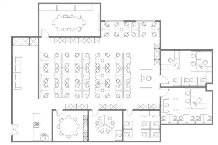 办公室布局图怎么画?必备入门级平面图绘制指南