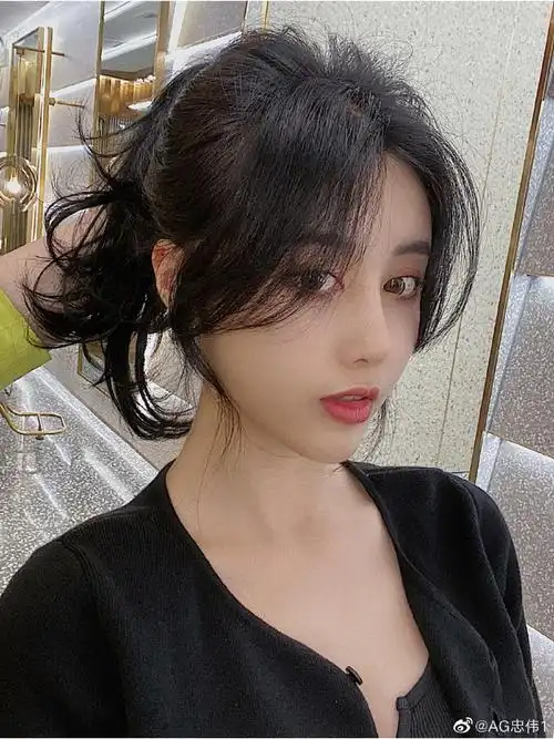 网红刘海女生减龄瘦脸刘海八字刘海中分刘. 来自ag忠伟1 - 微博