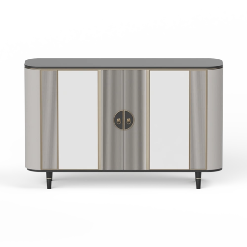 新中式实木边柜