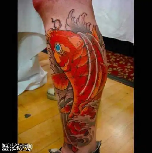 红鲤鱼纹身