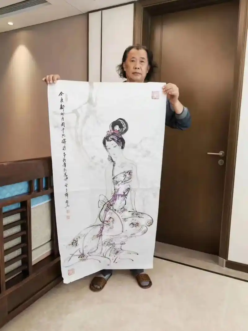 薛林兴四尺整张带合影 - 抖音