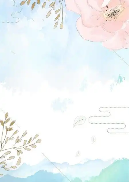 卡通粉色樱花清新素材立即下载中国风古风梅花水墨远山背景立即下载