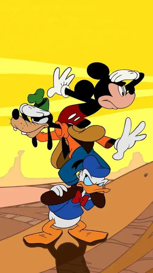 米老鼠和唐老鸭壁纸,记忆深处的童年怀旧风