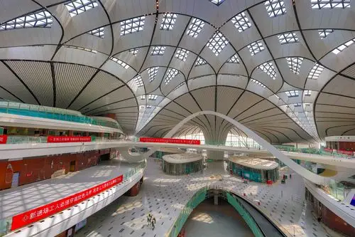 摄影师迟冠波带你去看建设中的北京大兴国际机场,摄影迟冠波,2019年