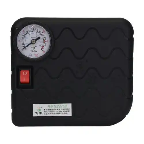 通用dc12v 便携式电动打气泵 迷你方形汽车充气泵-阿里巴巴