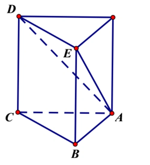 某四棱锥的三视图如图所示,其俯视图为等腰直角三角形,则该四棱锥4个