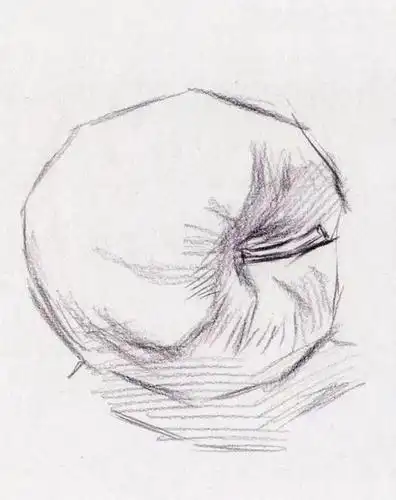 素描苹果怎么画简笔画