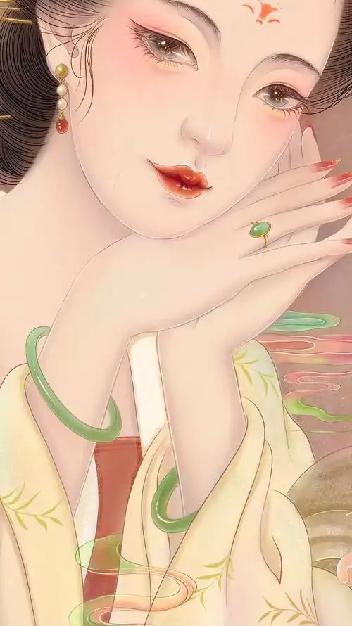 古画新绘—《杨玉环》|插画|新锐潮流插画|艺古呀 - 原创作品 - 站酷