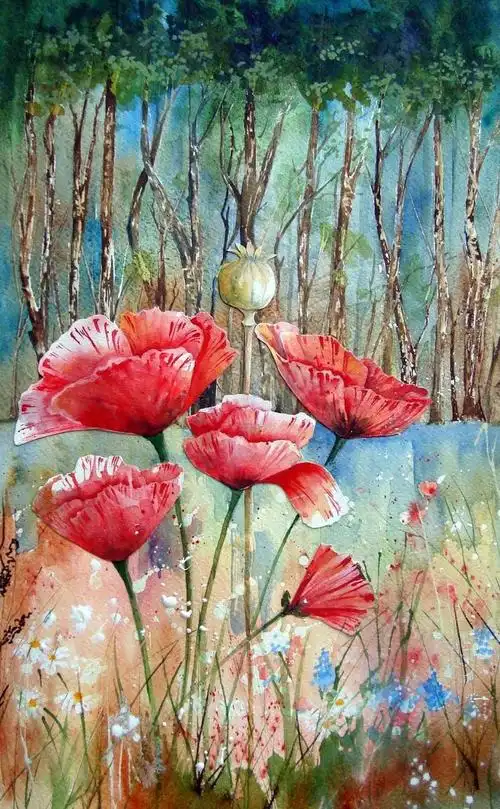 英国水彩画家yvonneharry