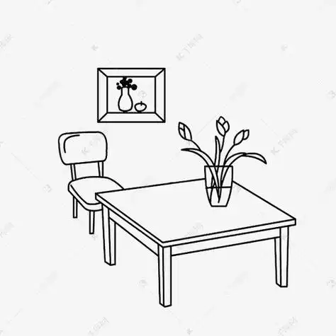 怎么画桌子怎么画桌子的简笔画