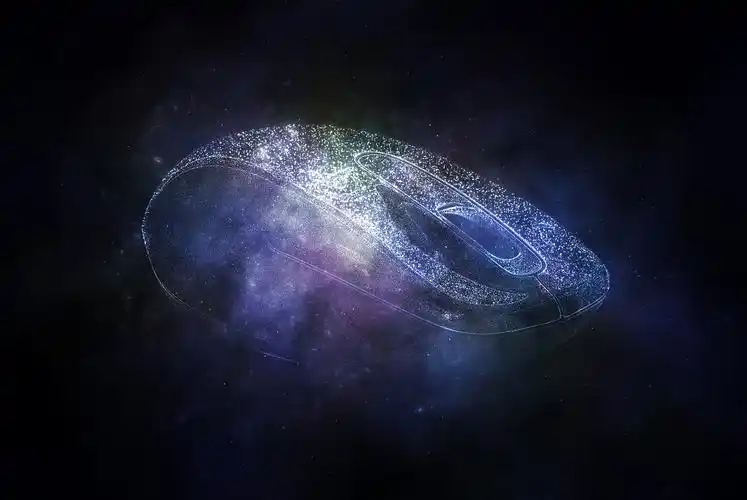 宇宙星空无线鼠标图片
