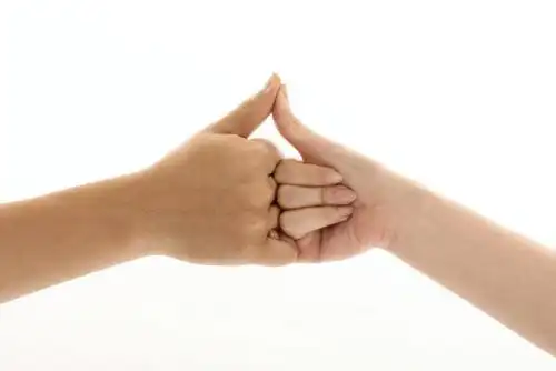 拉勾手指简笔画