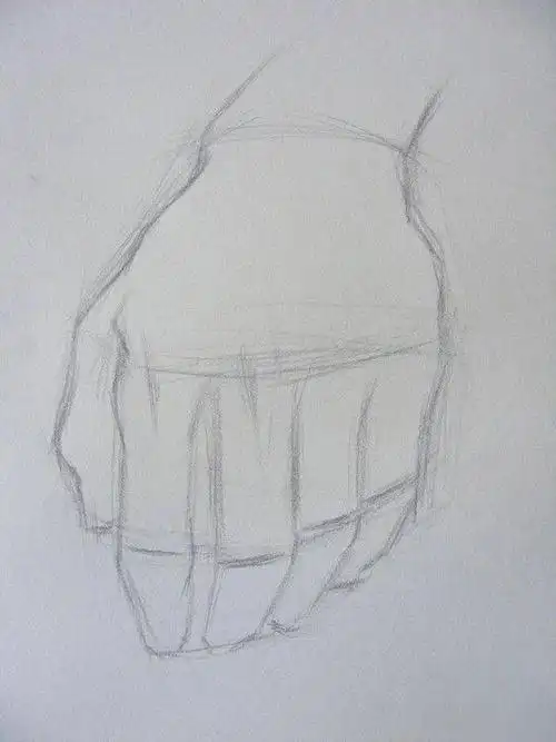 怎么画手素描人物画手详细步骤教程