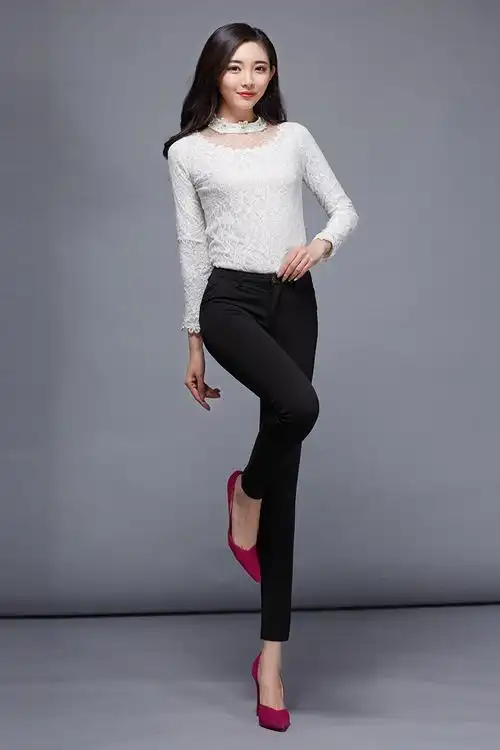 佳美朵 2015打底韩版女装弹力小脚铅笔裤黑色显瘦高腰女裤8815# 黑色