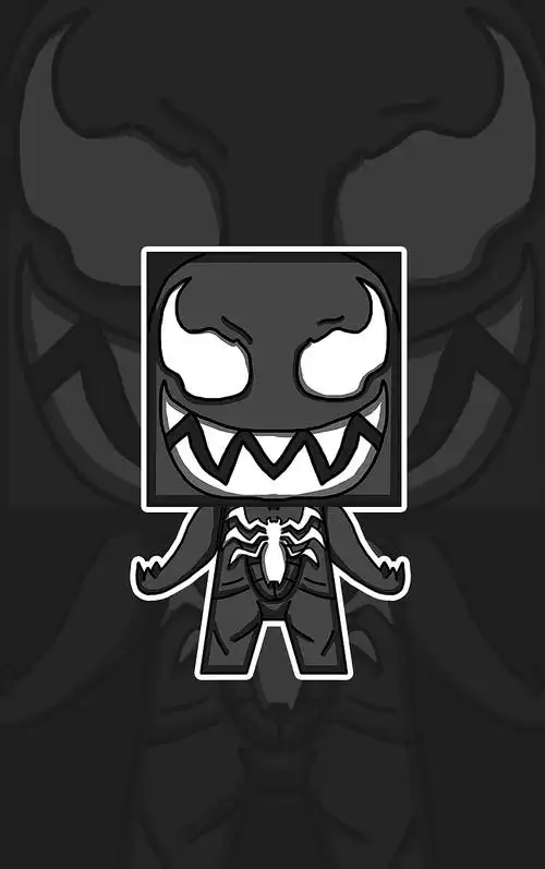 毒液q版纸模壁纸