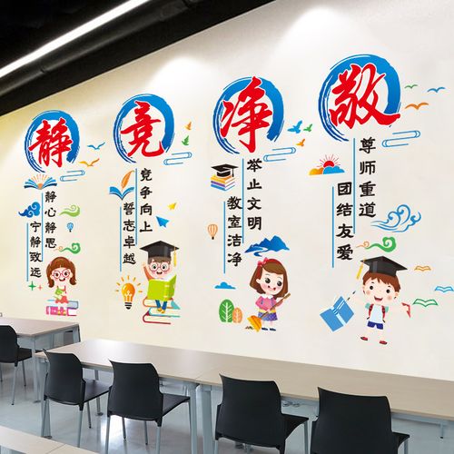 高三班级初中高中教室布置材料墙面装饰励志墙贴