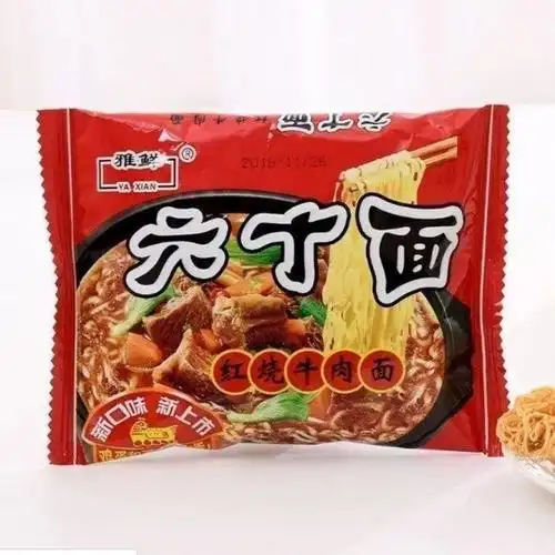 老式老牌六丁目方便面干吃面雅鲜干脆面小时候的味道90后怀旧版