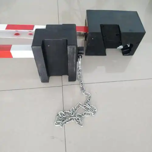 双头带锁橡胶防溜枕木便携式机车防溜车橡胶枕木