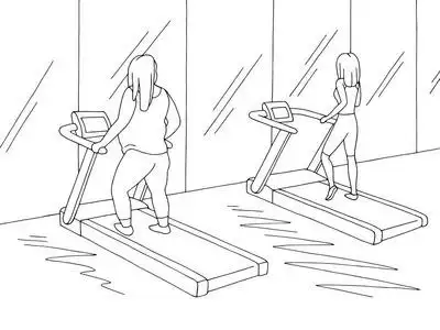 内部的健身房图片