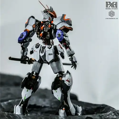 高达模型mg铁血巴巴托斯第四形态手办预涂装改色星海万代拼装