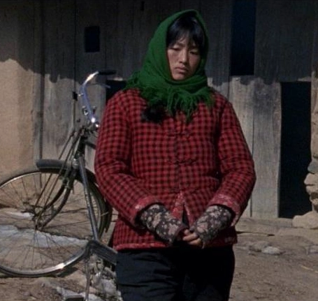 图为范冰冰出演"我不是潘金莲",在剧中她扮演村姑,剧中的她纯素颜