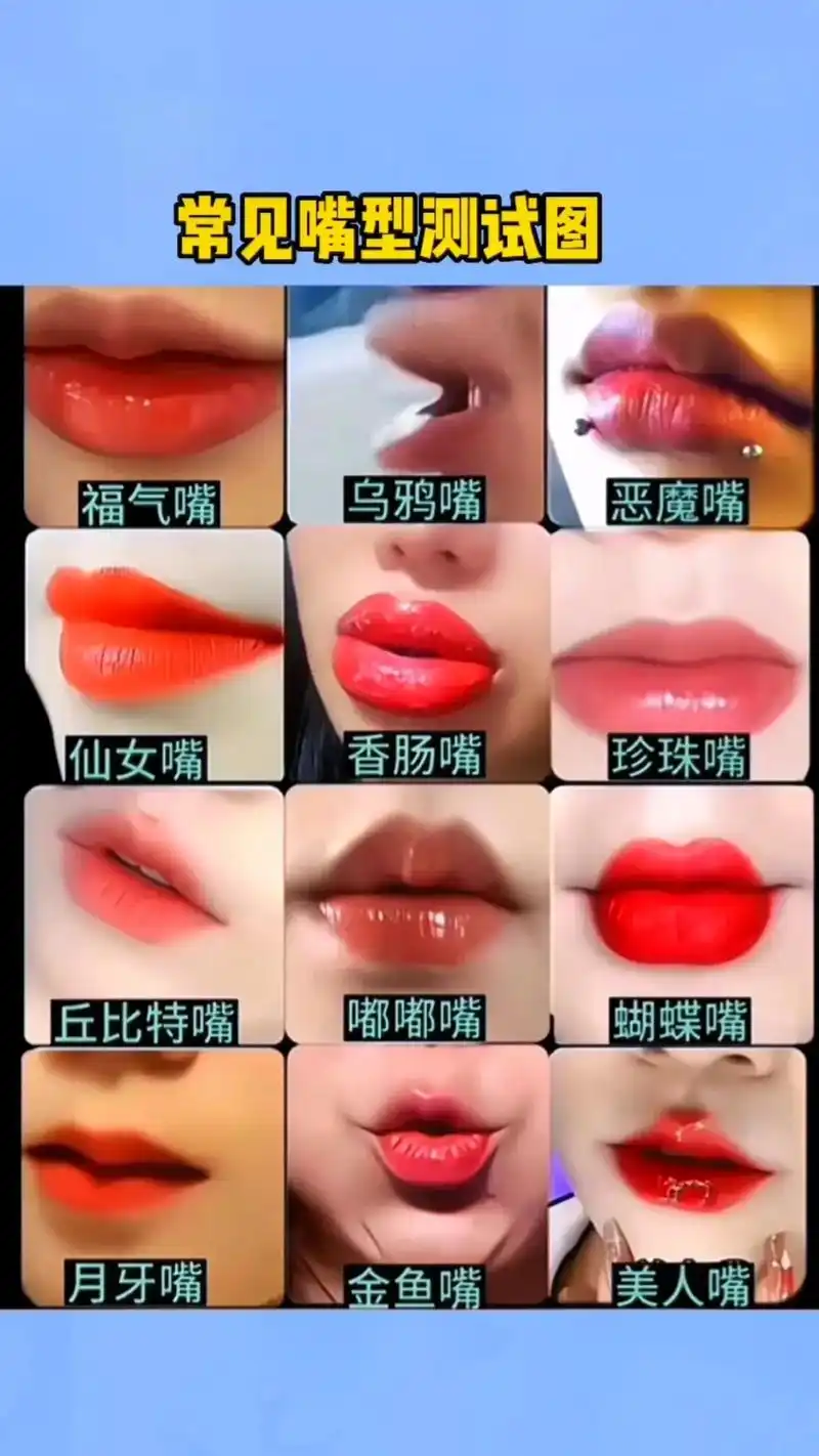 测一测你是什么唇形#嘴型#小程序 #左下角测试 - 抖音
