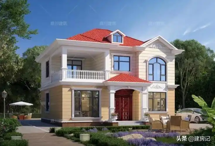 农村建房非常贵?20多万就能建的4款二层别墅,风格多样任你挑选