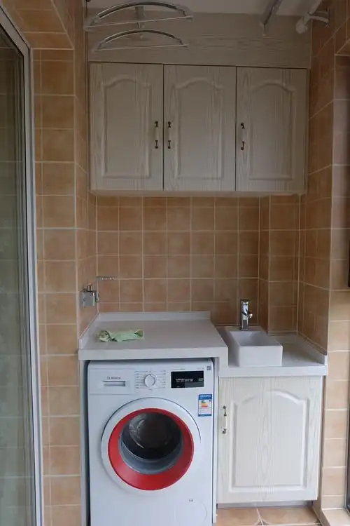 阳台洗衣池效果图,阳台洗衣池效果图案例_2023装修效果图-齐家网装修