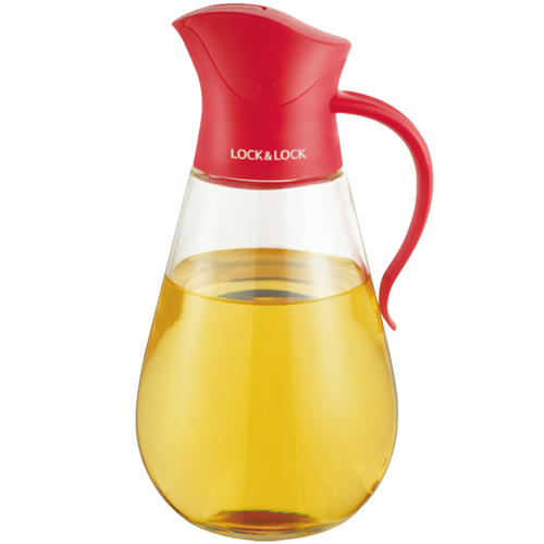 玻璃油瓶乐扣乐扣油壶酱油醋壶香油耐热自动开盖油壶